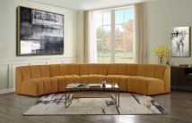 ACME LV01068 Felicia - Sectional Sofa - Yellow Velvet