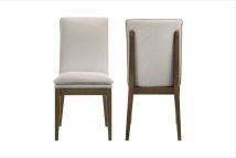 New Classic D7185B-20-NAT New Classic D7185B-20-NAT Maggie - Dining Chair With Cushion (Set of 2) - Natural / Walnut