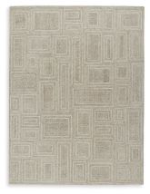 Signature Design by Ashley® R406901 Brickburgh - Gray / Ivory / Honey - Large Rug
