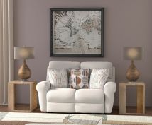 Jackson Furniture Industries 1132-1712/16-2934/49 Kellen - Lay Flat Reclining Loveseat - Ecru