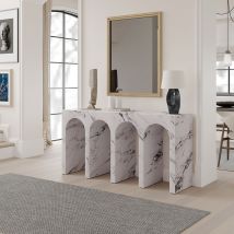 ACME AC03129 Fritzy - Console Table - Engineered Stone Finish