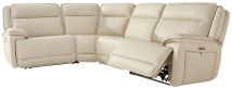 Ashley Furniture U13001S6 Ashley Furniture U13001S6 Double Deal - 4-Piece Power Reclining Sectional - Almond