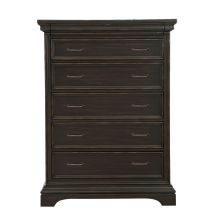 Pulaski Furniture P012124 Caldwell - 6 Drawer Chest - Dark Wood