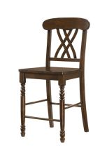 ACME DN00623 Dylan - Counter Height Chair (Set of 2) - Walnut Finish