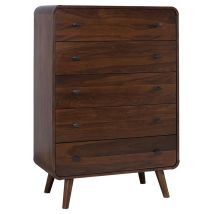 CoasterEssence 205135 Robyn - 5-Drawer Bedroom Chest - Dark Walnut