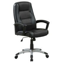 CoasterEveryday 800209 Dione - Upholstered Adjustable Home Office Desk Chair - Black