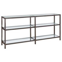 CoasterEssence 801018 Kate - Console Bookcases - Black Nickel