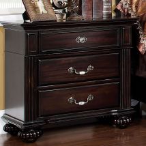 Furniture of America CM7129N Syracuse - Nightstand - Dark Walnut