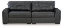 Ashley Furniture 99503S1 Ashley Furniture 99503S1 Brindley Pier - 2-Piece Sectional Loveseat - Fog