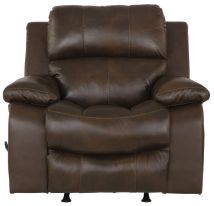 Jackson Furniture Industries 49902-1268/09-3068/09 Positano - Top Grain Italian Leather Rocker Recliner - Cocoa