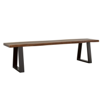 CoasterElevations 110183 Ditman - Live Edge Wood Dining Bench - Gray Sheesham