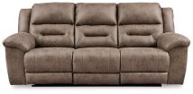Ashley Furniture 3990588 Stoneland - Reclining Sofa - Light Brown