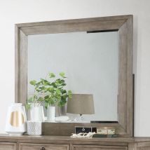 Furniture of America FOA7173M Anneke - Mirror - Wire - Brushed Warm Gray