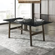 ACME DN03075 Destin - Dining Table - Sintered Stone & Walnut Finish