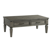 Intercon FR-TA-5028-PEW-C Foundry - Coffee Table - Brushed Pewter