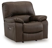 Ashley Furniture U4380898 Leesworth - Power Rocker Recliner - Dark Brown