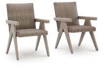 Ashley Furniture PCP690-601A Cliff Trails - Arm Chair (Set of 2) - Beige