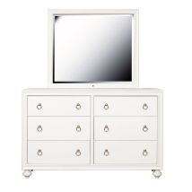 Samuel Lawrence Furniture S458-410 Bella White - Kids 6-Drawer Dresser - White