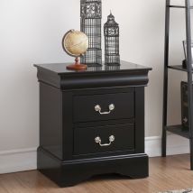ACME 19503 Louis Philippe III - Nightstand - Black
