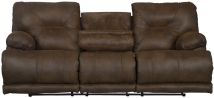 Jackson Furniture Industries 43845-1228/29-3028/29 Voyager - Fabric Lay Flat Reclining Sofa With 3 Recliners And Drop Down Table - Elk