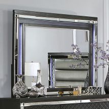 Furniture of America CM7320GY-M Calandria - Mirror With LED - Gray