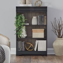 Liberty Furniture 532-HO3048 Meritage - 48" Bookcase - Aged Charcoal