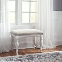 Liberty Furniture 244-AB9001 Magnolia Manor - Accent Bench - Antique White
