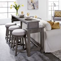 Liberty Furniture 406-OT-4PCS Modern Farmhouse - 4 Piece Dining Room Set - Dusty Charcoal