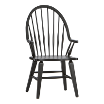 Liberty Furniture 482-C1000A Hearthstone Ridge - Windsor Back Arm Chair - Black