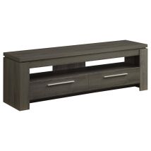 CoasterEssence 701979 Elkton - 2-Drawer Engineered Wood TV Stand - Weathered Gray