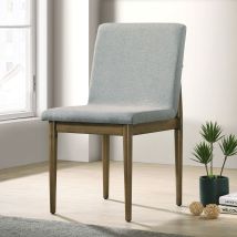 Furniture of America CM3244NT-SC-2PK St Gallen - Side Chair (Set of 2) - Natural Tone / Light Gray