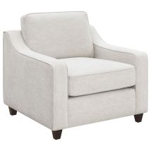 CoasterElevations 552063 Christine - Upholstered Sloped Arm Accent Chair - Beige