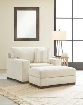 Ashley Furniture 52003/23/14 Maggie - 2 Pc. - Chair and a Half, Ottoman - Birch