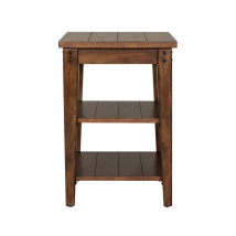 Liberty Furniture 210-OT1022 Lake House - Tiered Table - Rustic Brown