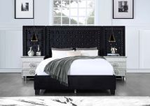 ACME BD00975Q Damazy - Queen Bed - Black Velvet