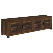 CoasterEssence 736293 Sachin - 4-Door Engineered Wood TV Stand - Dark Pine
