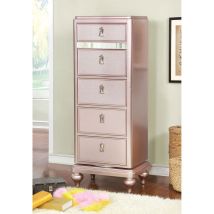 Furniture of America CM7170RG-CS Avior - Swivel Chest - Rose Gold