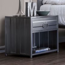 Furniture of America CM7075N Mccredmond - Nightstand - Silver