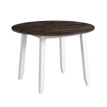 Intercon KA-TA-4242D-GWH-C Kona - Drop Leaf Table - Gray / White