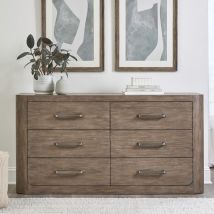 Liberty Furniture 306-BR31 Liberty Furniture 306-BR31 South Bend - 6 Drawer Dresser - Burnished Clay