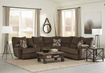 Jackson Furniture Industries 225/2256/2257-09 Elliott - 2 Piece Reclining Sectional With Console - Chocolate