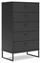Signature Design by Ashley® EB1865-245 Socalle - Black - Five Drawer Chest