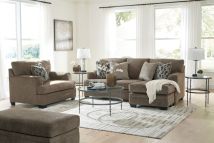 Ashley Furniture 59505/18/23/14 Stonemeade - 3 Pc. - Sofa Chaise, Chair And A Half, Ottoman - Nutmeg