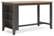 Ashley Furniture D396-13 Gesthaven - Rectangular Dining Room Counter Table - Natural / Brown
