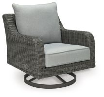Ashley Furniture P518-821 Elite Park - Swivel Lounge w/ Cushion - Gray