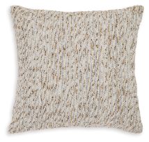 Ashley Furniture A1001068P Ashley Furniture A1001068P Abler - Pillow - Ivory / Gray / Gold