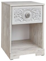 Ashley Furniture EB1811-191 Paxberry - One Drawer Night Stand - Whitewash