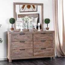 Furniture of America CM7360D Wynton - Dresser - Weathered Light Oak