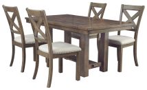 Ashley Furniture D631-45 Moriville - Rectangular Dining Room Extension Table - Grayish Brown