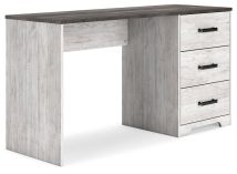 Ashley Furniture H4121-34 Shawburn - Home Office Desk - White / Dark Charcoal Gray